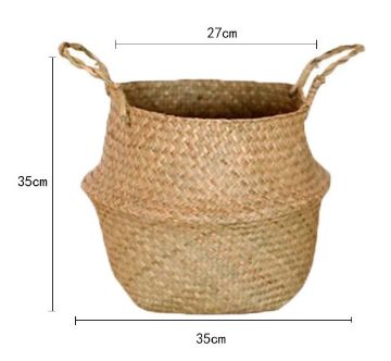 Picture of Test No Order - SEAGRASS Belly Basket/Floor Planter/Storage Belly Basket (Natural Colour) - Extra Large