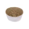 Picture of Test No Order - SEAGRASS Belly Basket/Floor Planter/Storage Belly Basket (White & Natural Two Tone) (Multiple Sizes)