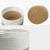 Picture of Test No Order - JUTE Rope Plant Basket/Storage Organizer (White & Natural)