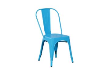 Picture of Test No Order - TOLIX Replica Dining Chair - Blue