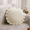 Picture of Test No Order - ROUND Hand-Knitted Tassel Cushion with Inner (Diameter 50cm)