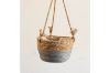 Picture of Test No Order - HANGING Natural Jute Rope Planter Basket (Grey Dip)