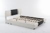 Picture of Test No Order - VANCOUVER Vinyl Bed Frame in Queen Size (Black & White)