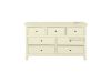 Picture of Test No Order - ELIZABETH 6 DRW Dressing Table with Mirror (Cream)