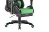 Picture of Test No Order - APOLLO Faux Leather Gaming Chair with Footrest (Green)