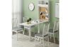 Picture of Test No Order - RYLER Wall Mounted Drop Down/Foldable Dining Table with Pushpin Board (White)