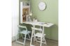 Picture of Test No Order - RYLER Wall Mounted Drop Down/Foldable Dining Table with Pushpin Board (White)