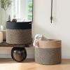 Picture of Test No Order - Cotton Rope Laundry Basket/ Organizer /Planter Dia 40 Bi-Color