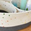 Picture of Test No Order - COTTON ROPE Organizer/ Storage Basket 3 Piece As A Set