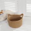 Picture of Test No Order - CAT EAR Shaped Cotton Rope Organizer/Storage Basket (Natural Colour)