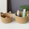 Picture of Test No Order - CAT EAR Shaped Cotton Rope Organizer/Storage Basket (Natural Colour)