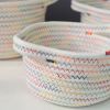 Picture of Test No Order - CAT EAR Shaped Cotton Rope Organizer/Storage Basket (Multi-Colour)