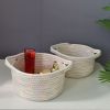 Picture of Test No Order - CAT EAR Shaped Cotton Rope Organizer/Storage Basket (Multi-Colour)