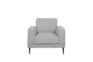 Picture of Test No Order - LONG ISLAND Fabric Sofa (Light Grey) - 1 Seat