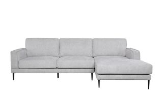 Picture of Test No Order - LONG ISLAND Sectional Fabric Sofa (Light Grey) - Facing Right