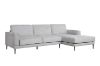 Picture of Test No Order - LONG ISLAND Sectional Fabric Sofa (Light Grey) - Facing Right