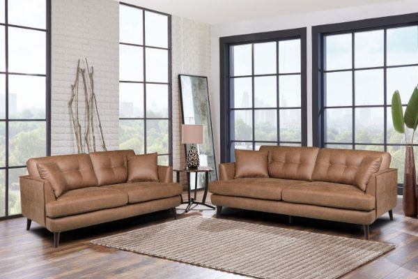 Picture of Test No Order - BARRET 3/2/1 Seater Air Leather Sofa (Brown)