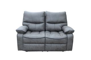 Picture of Test No Order - CARINA Air Leather Recliner Sofa (Grey) - 2RR Seat