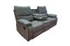 Picture of Test No Order - CARINA Air Leather Reclining Sofa Range (Grey)