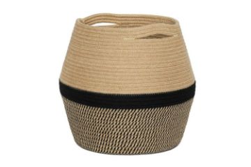 Picture of Test No Order - LARGE Cotton Rope D37 Laundry Basket/ Organizer /Planter 