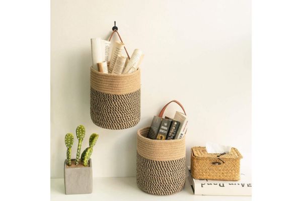 Picture of Test No Order - WALL HANGING Cotton Rope Plant Basket/ Storage Organizer /Planter