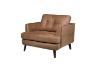 Picture of Test No Order - BARRET 3/2/1 Seater Air Leather Sofa (Brown)