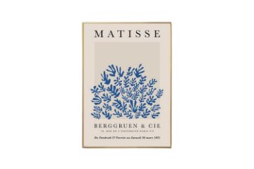 Picture of Test No Order - MATISSE SHEAF - Wood Colour Framed Canvas Print Wall Art (80cm x 60cm)