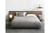 Picture of Test No Order - YORU Japanese Bed Base with Headboard in Queen/Super King Size (Dark Grey)