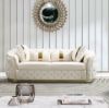 Picture of Test No Order - PIEDMONT 3/2/1 Seater Chesterfield Velvet Sofa Range (Beige)