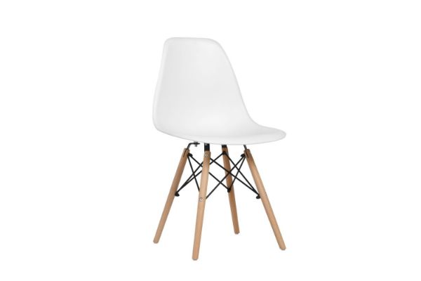 Picture of Test No Order - DSW Replica Eames Dining Side Chair (White) - Single