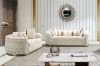 Picture of Test No Order - PIEDMONT 3/2/1 Seater Chesterfield Velvet Sofa Range (Beige)