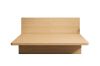 Picture of Test No Order - YORU Japanese Bed Base with Headboard (Natural) (All Solid Wood) - Queen