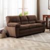 Picture of Test No Order - MAXX 3/2/1 Seater Microsuede Fabric (Brown)