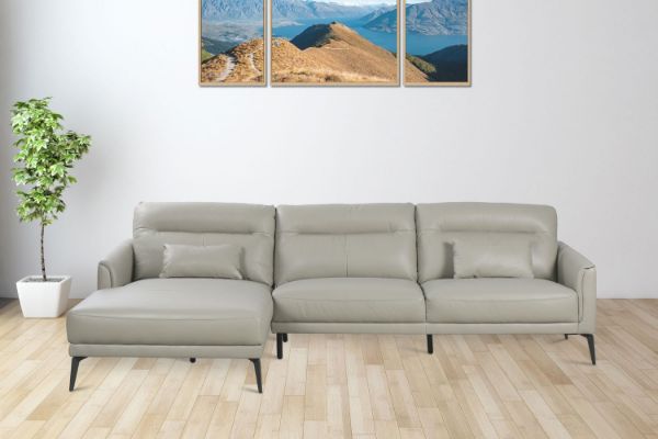 Picture of Test No Order - FREEDOM Sectional Genuine Leather Sofa (Beige)