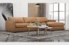 Picture of Test No Order - MAIA Feather Filled Sectional 100% Oil Waxed Leather Sofa