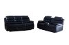 Picture of Test No Order - ALESSANDRO Air Leather Reclining Sofa Range (Black) - 1R (Armchair)