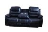 Picture of Test No Order - ALESSANDRO Air Leather Reclining Sofa Range (Black) - 1R (Armchair)