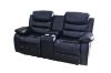 Picture of Test No Order - ALESSANDRO Air Leather Reclining Sofa Range (Black) - 1R (Armchair)