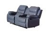 Picture of Test No Order - ALESSANDRO Air Leather Reclining Sofa Range (Grey) - 1R (Armchair)