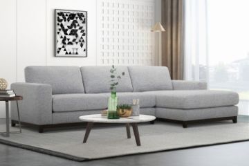 Picture of Test No Order - SIESTA Sectional Fabric Sofa Range (Light Grey)