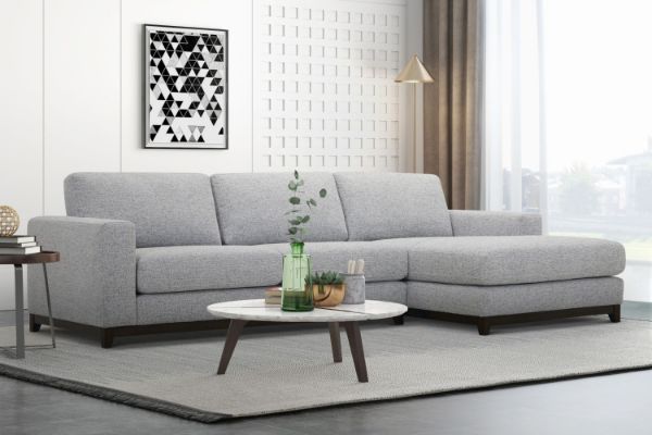 Picture of Test No Order - SIESTA Sectional Fabric Sofa Range (Light Grey)