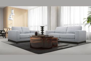 Picture of Test No Order - SIESTA 3+2 Fabric Sofa Range (Sandstone)- 3+2 Sofa Set