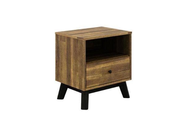 Picture of Test No Order - CALLA 1-Drawer Solid Acacia Wood Lamp Table 