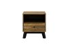 Picture of Test No Order - CALLA 1-Drawer Solid Acacia Wood Lamp Table 