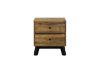 Picture of Test No Order - CALLA 2-Drawer Solid Acacia Wood Bedside Table