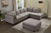 Picture of Test No Order - LIBERTY Sectional Fabric Sofa with Ottoman (Light Grey)