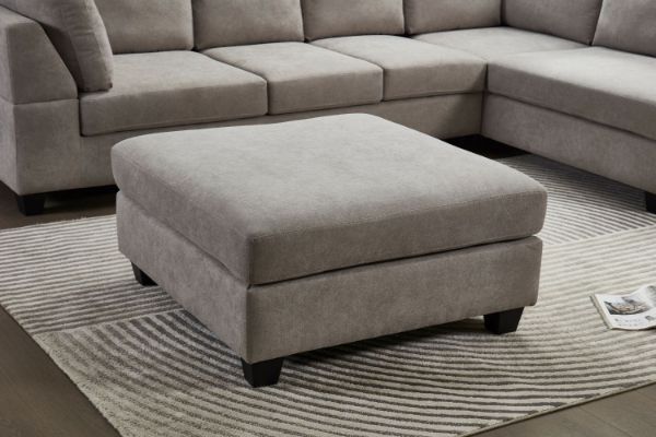 Picture of Test No Order - LIBERTY Sectional Fabric Sofa (Light Grey) - Ottoman Only