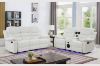 Picture of Test No Order - MODENA Power Reclining Sofa with LED (White) - 3RR