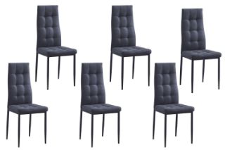 Picture of Test No Order - SANDER Dining Chair (Smoky) -  6 Chairs in 1 Carton