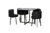 Picture of Test No Order - FREEMAN Space Saver 5PC Dining Set (Black)